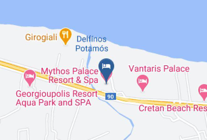 Khania - Mythos Palace Resort & Spa Maps