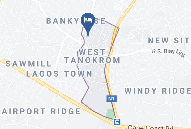 Shama Ahanta East - Naakoff Chinese Hotel Annex Maps