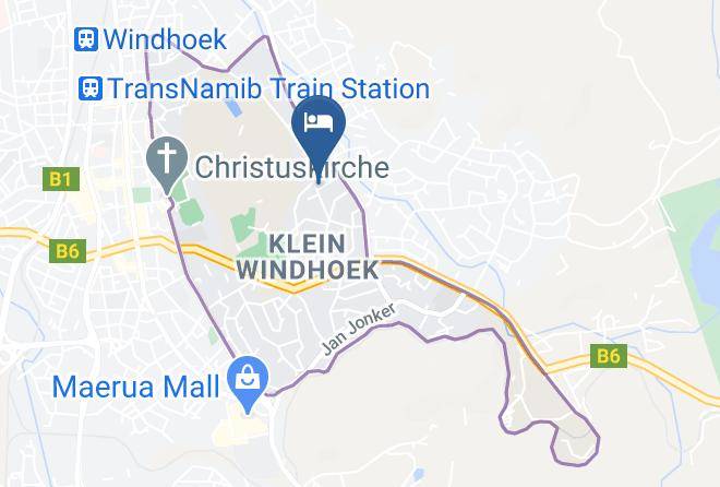 Windhoek - Naankuse Travellers Inn Maps