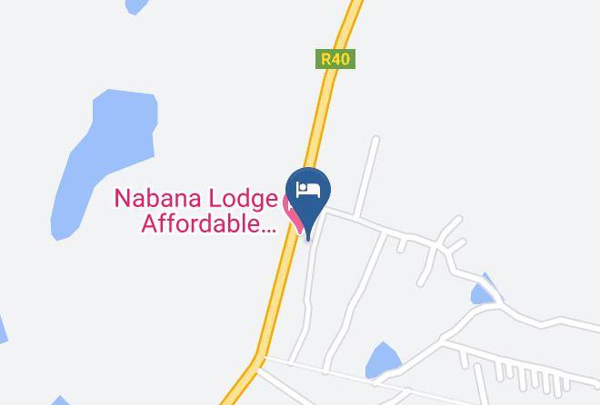 Mbombela - Nabana Lodge Maps