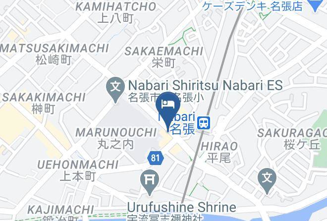 Nabari City Hotel Map