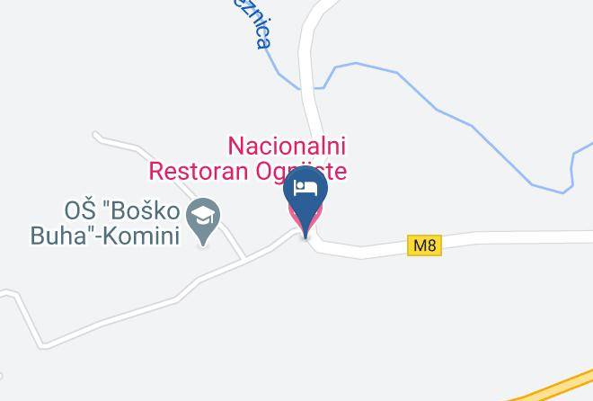 Pljevlja - Nacionalni Restoran Ognjiste Maps