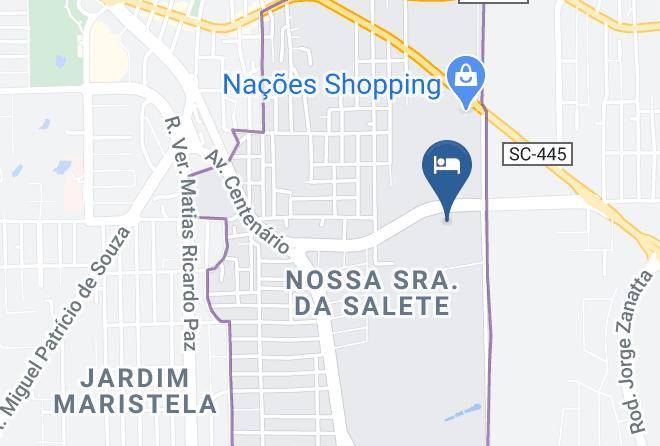 Criciuma - Nacoes Pousada Maps
