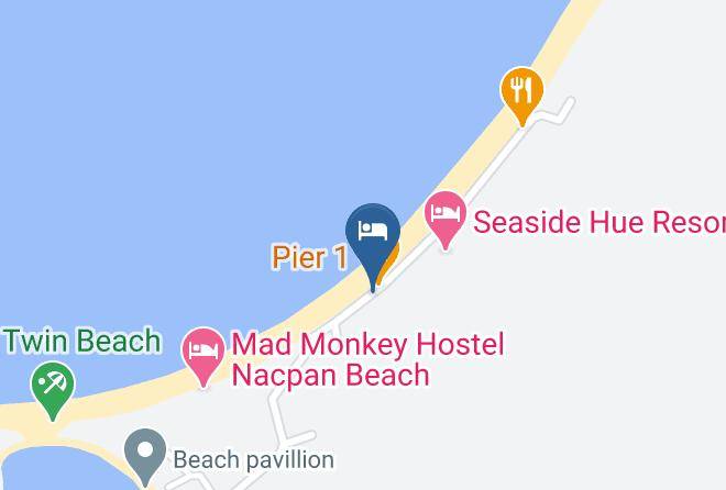 Palawan - Nacpan Beach Glamping Maps