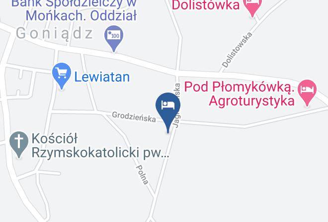 Moniecki - Nad Biebrza Agroturystyka Maps