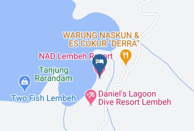 Kota Bitung - Nad Lembeh Resort Maps