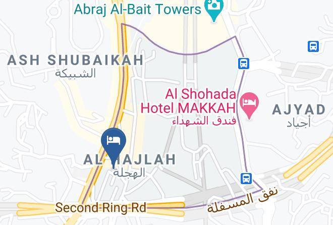 Mecca - Nada Al Mesyal Hotel Alyami Group Maps