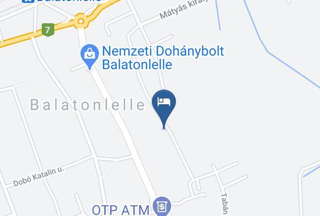 Balatonlelle - Nadas Hotel Maps