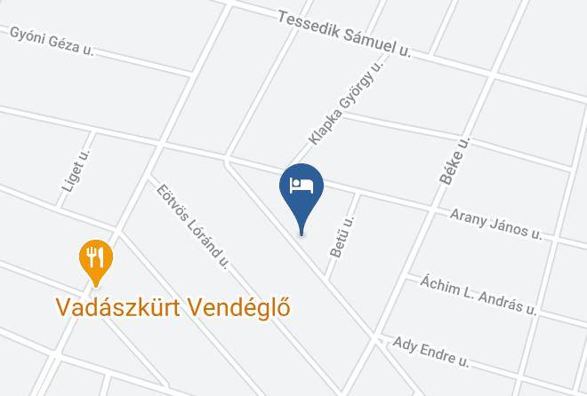 Szarvas - Nadas Vendeghaz Maps
