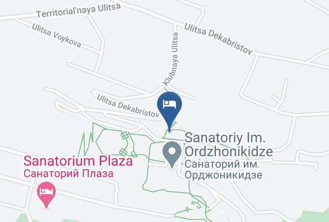 Kislovodsk - Nadezhda Pansionat Maps