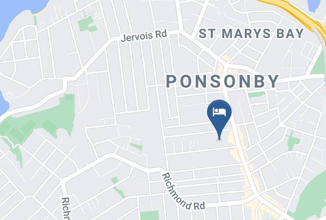 Auckland Ponsonby - Nadia's Ponsonby Central B & B Maps