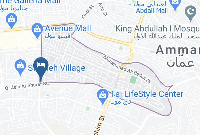 Amman - Nadine Hotel Suites Maps