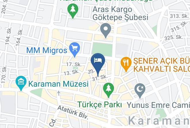 Karaman Ahi Osman - Nadir Business Otel Maps