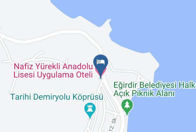 Egirdir - Nafiz Yurekli Anadolu Lisesi Uygulama Oteli Maps