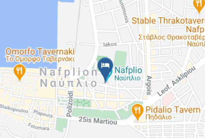 Argolis - Nafplia Hotel Co Sa Maps