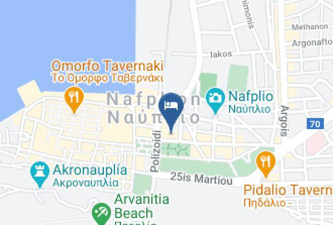 Argolis - Nafsimedon Hotel Maps