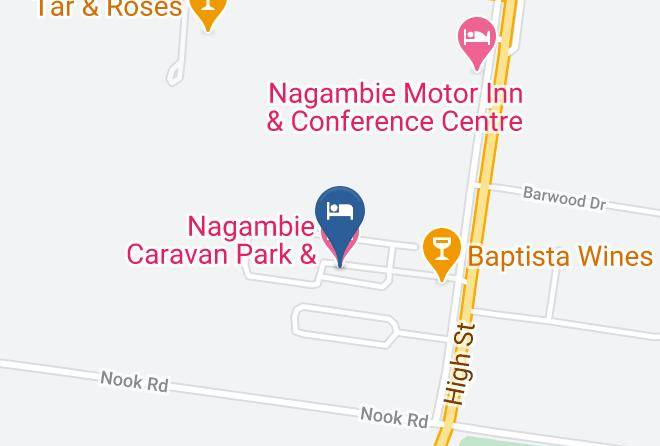 Nagambie Caravan Park & Motel Map