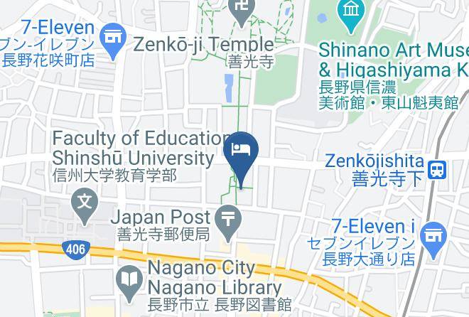 Nagano City - Nagano Central Hotel Maps
