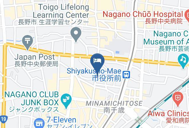 Nagano City - Nagano Linden Plaza Hotel Maps