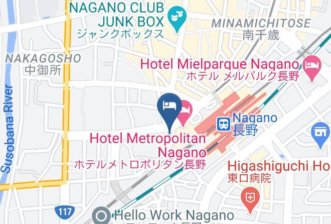 Nagano City - Nagano Plaza Hotel Maps