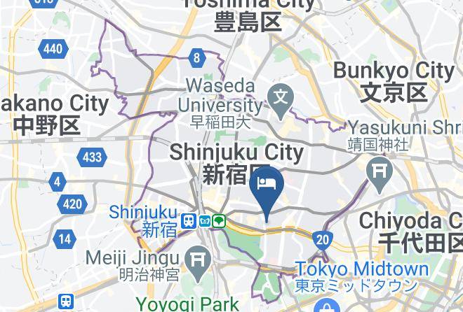 Shinjuku Ward - Nagaragawa Ryokan Maps