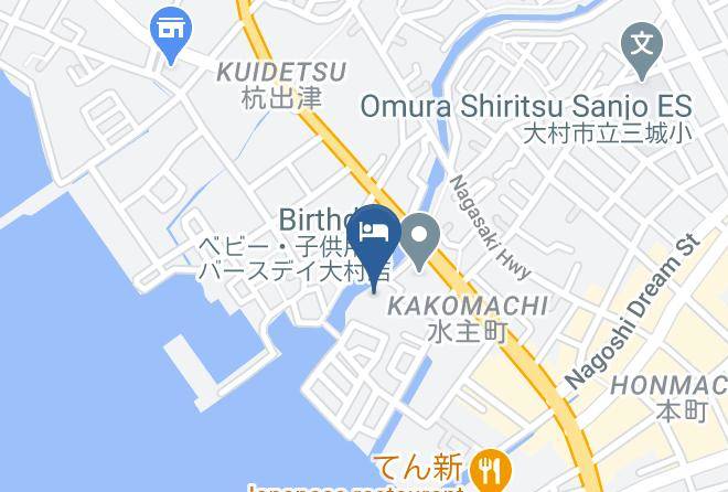Omura City - Nagasaki International Hotel Maps