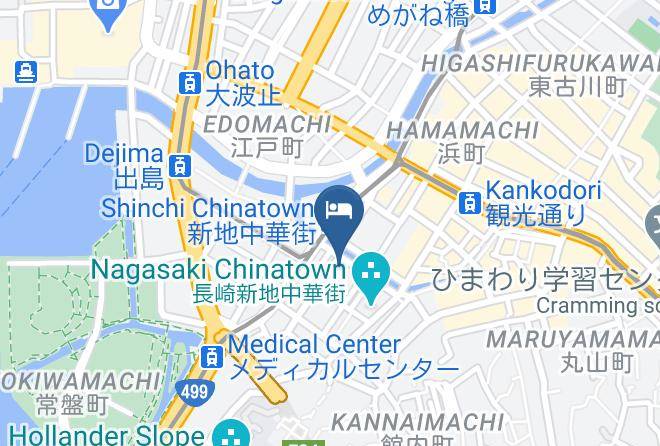 Nagasaki City - Nagasaki Washington Hotel Maps