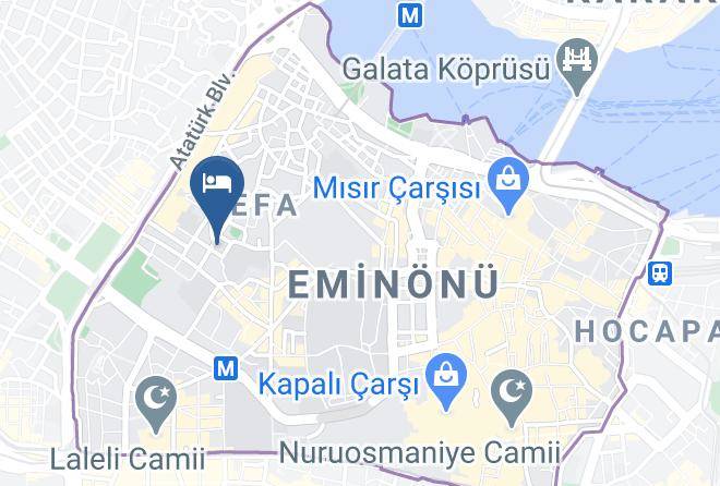 Fatih - Nagehan Hotel Old City Maps
