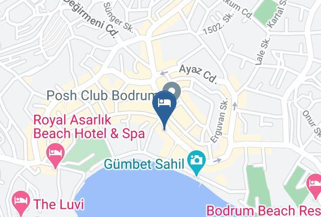 Bodrum - Nagi Beach Hotel Maps