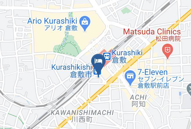 Kurashiki City - Nagi Kurashiki Hotel & Suites Maps