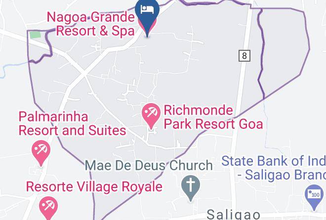 Bardez - Nagoa Grande Resort & Spa Maps