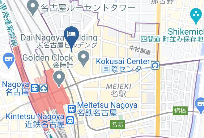 Nagoya Ekimae Montblanc Hotel Map