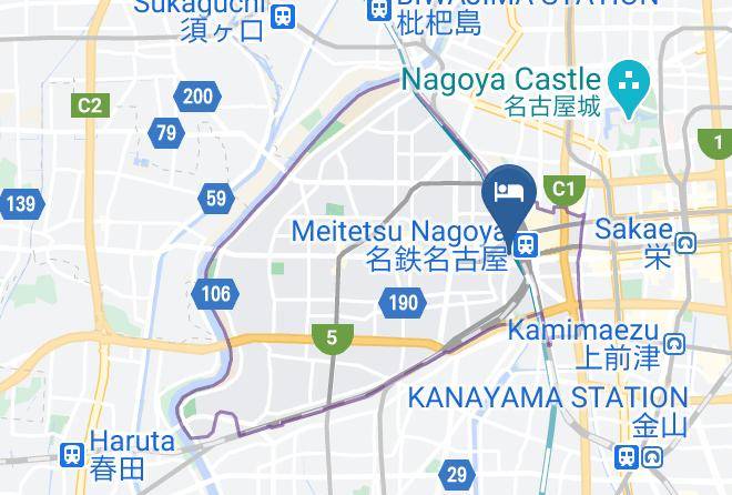 Nagoya City Nakamura Ward - Nagoya Grand Hotel Maps