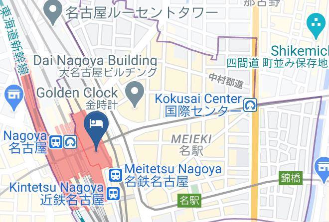 Nagoya City Nakamura Ward - Nagoya Marriott Associa Hotel Maps