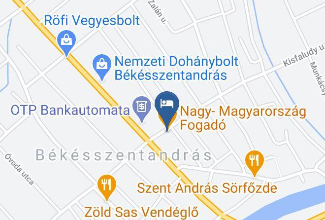 Bekesszentandras - Nagy Magyarorszag Fogado Maps