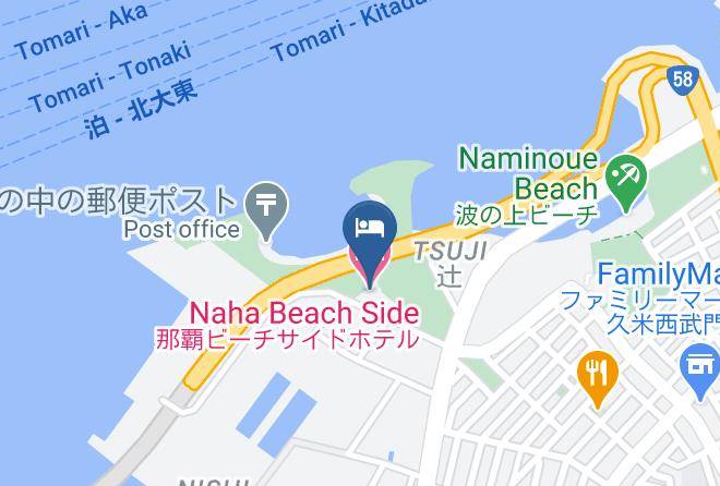 Naha Beach Side Hotel Map