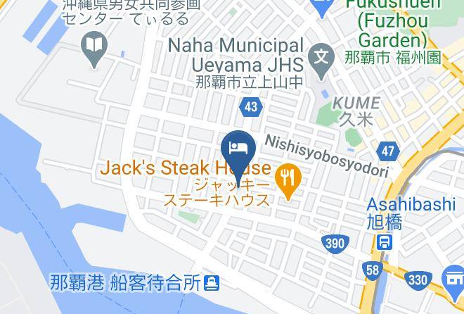 Naha City - Naha West Inn Maps
