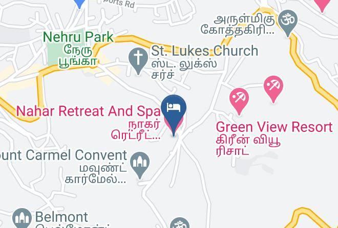 Kotagiri - Nahar Retreat And Spa Maps