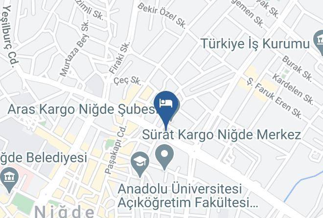 Nigde Sahinali - Nahita Hotel Maps