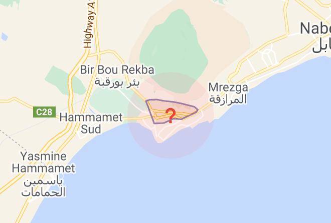 Tunisia - Nahrawess Hotel Maps