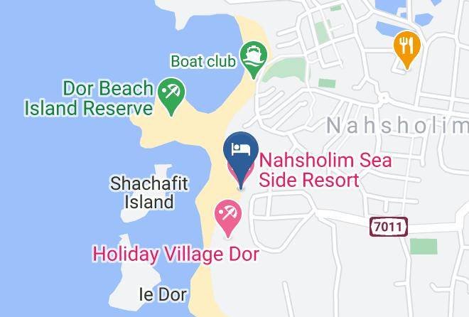 Hadera - Nahsholim Sea Side Resort Maps
