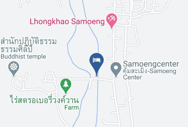 Amphoe Samoeng - Nai Khun Khao Resort Maps
