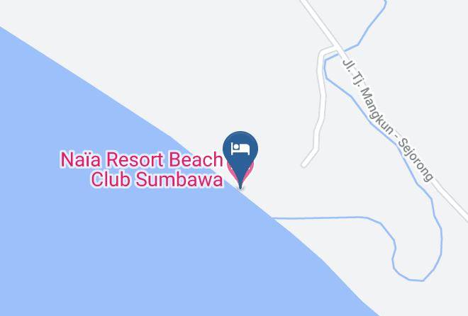 Sumbawa Barat - Naia Resort Beach Club Sumbawa Maps