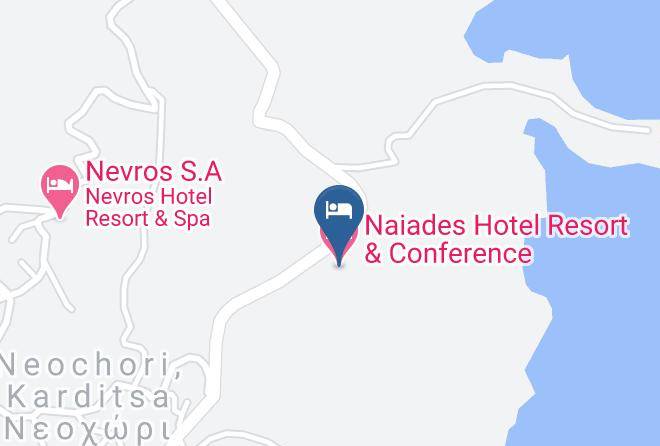 Naiades Hotel Resort & Conference Map
