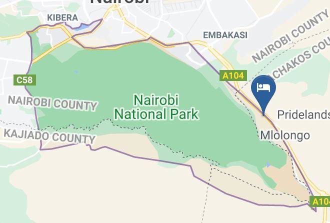 Machakos - Nairobi Airport Homestay Maps
