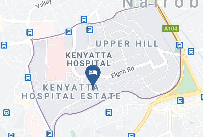 Nairobi - Nairobi Upper Hill Hotel Maps