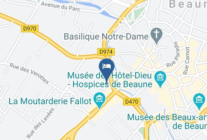 Cote D Or - Najeti Hotel De La Poste Maps