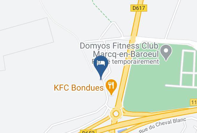 Najeti Hotel Lille Nord Map