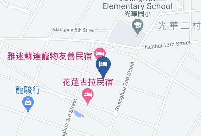 Najima B&b Mapa - Taiwan - Hualiennty