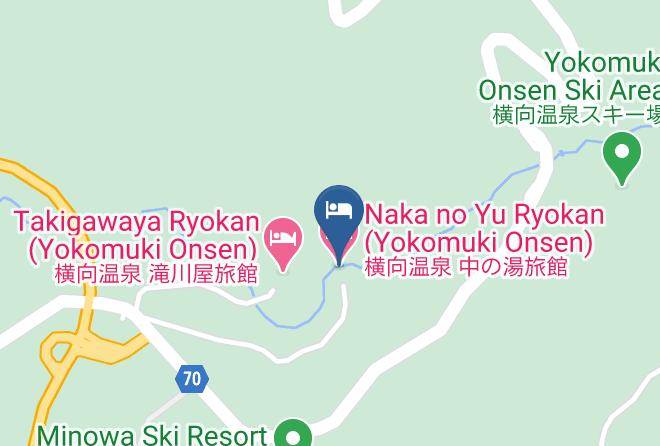 Inawashiro Townyama District - Naka No Yu Ryokan Maps